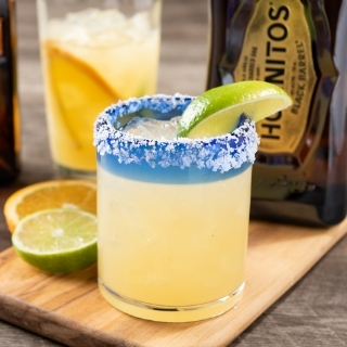 Barrel Aged 'Rita: Hornitos Black Barrel Tequila, a premium Añejo, aged in charred oak barrels, Cointreau and shaken tableside with fresh citrus sour. LIMIT TWO.