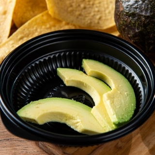 Avocado Slices: 3 fresh slices of avocado.