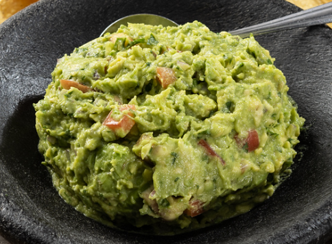 Guac Live! Made fresh at your table with whole avocados, tomato, jalapeño, cilantro, red onion, lime and a pinch of salt.