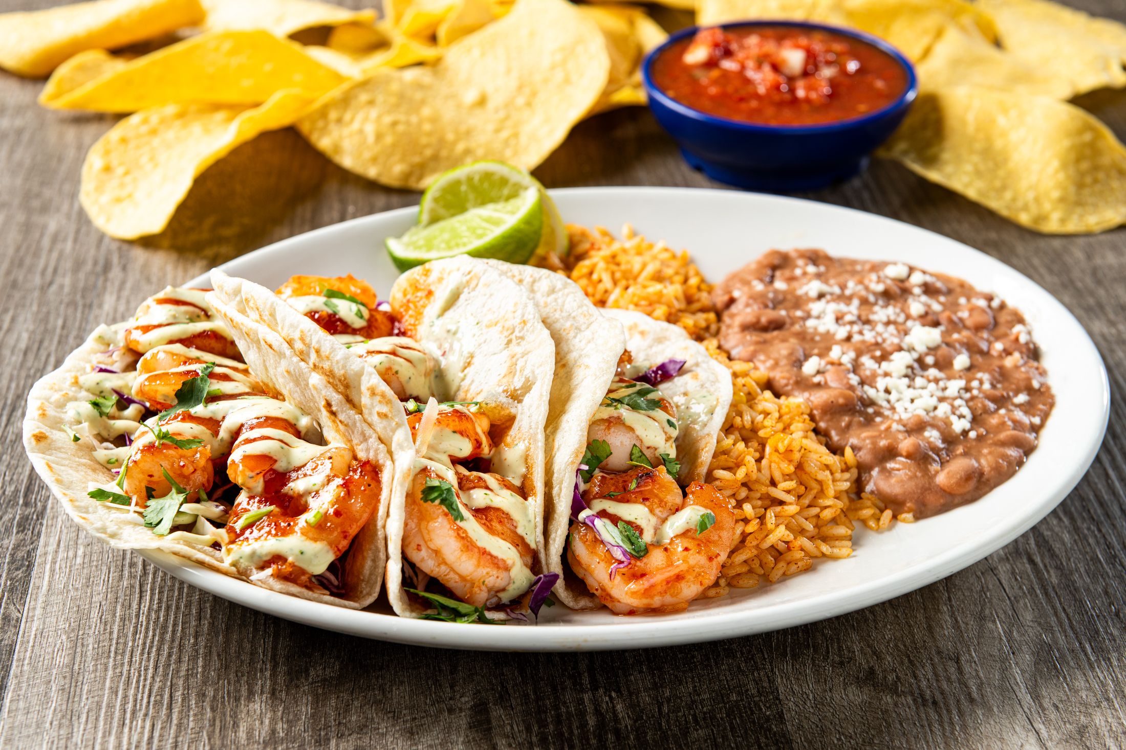 Shrimp Tacos Decorative Element